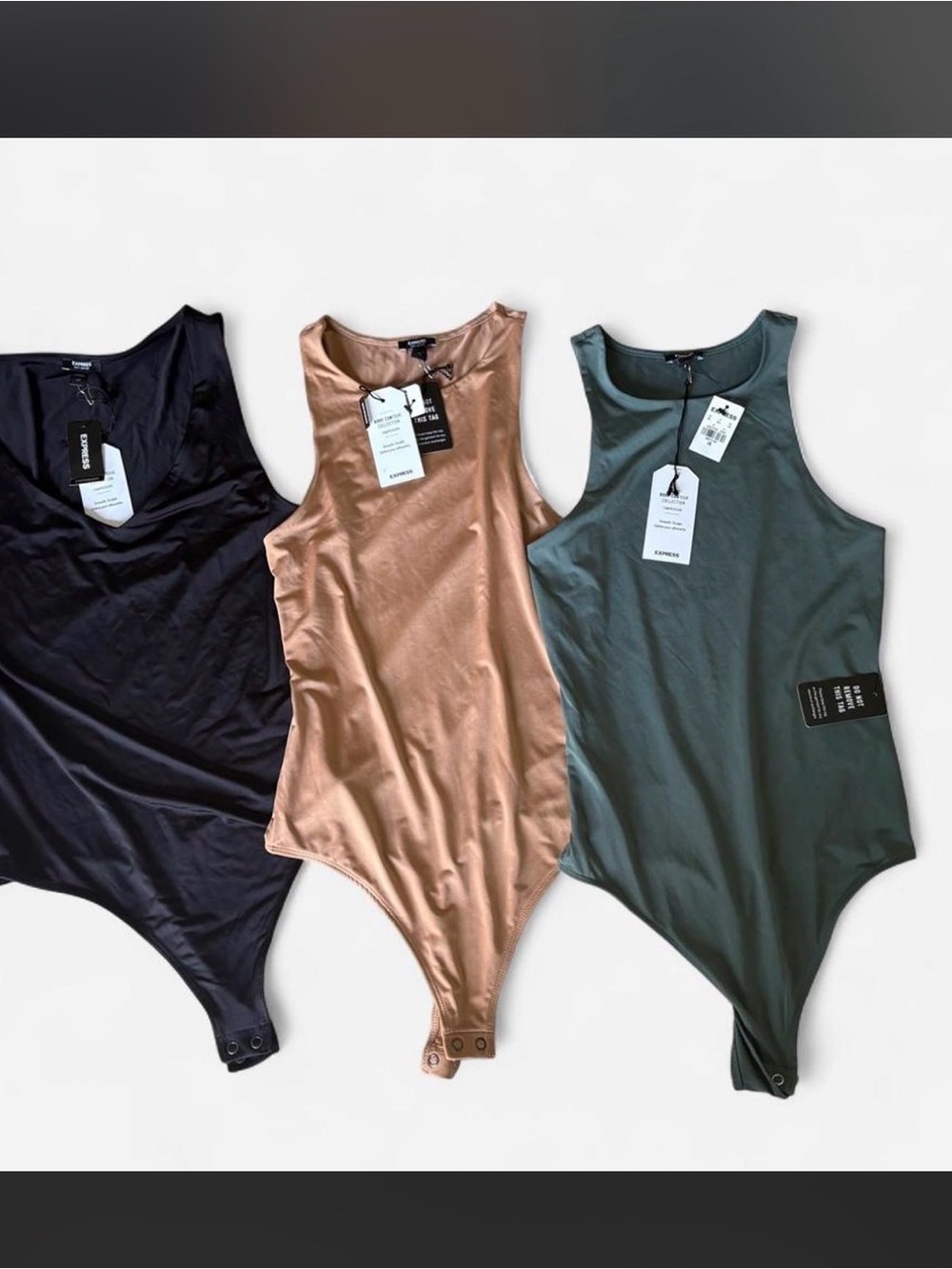 EXPRESS Body Contour Bodysuit Set | XS | NWT